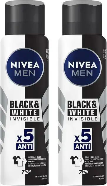 NIVEA Desodorante Aerosol Men Black&White