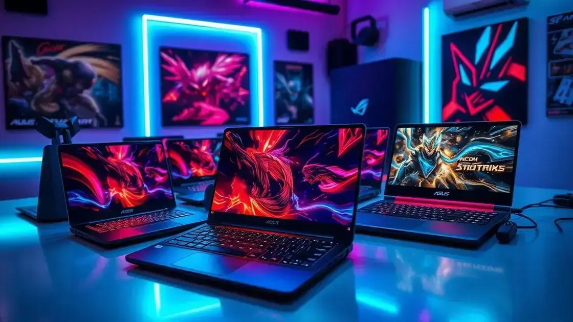 Os 5 Melhores Notebooks Gamers em 2025: ASUS, Acer, Lenovo e Mais